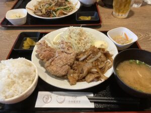 一粋家西葛西店のしょうがやきランチ